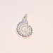 Ammonite Charm -Gold & Silver