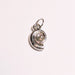 Ammonite Charm -Silver & Gold