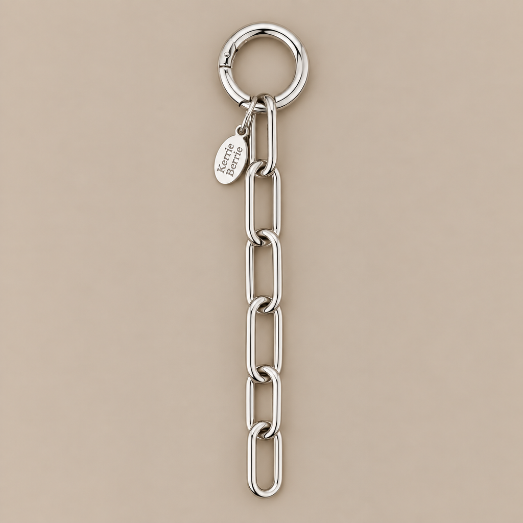 Chunky Silver Paperclip & Ring Clasp