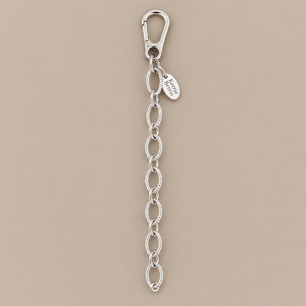 Decorative Silver Chain & Clip Clasp