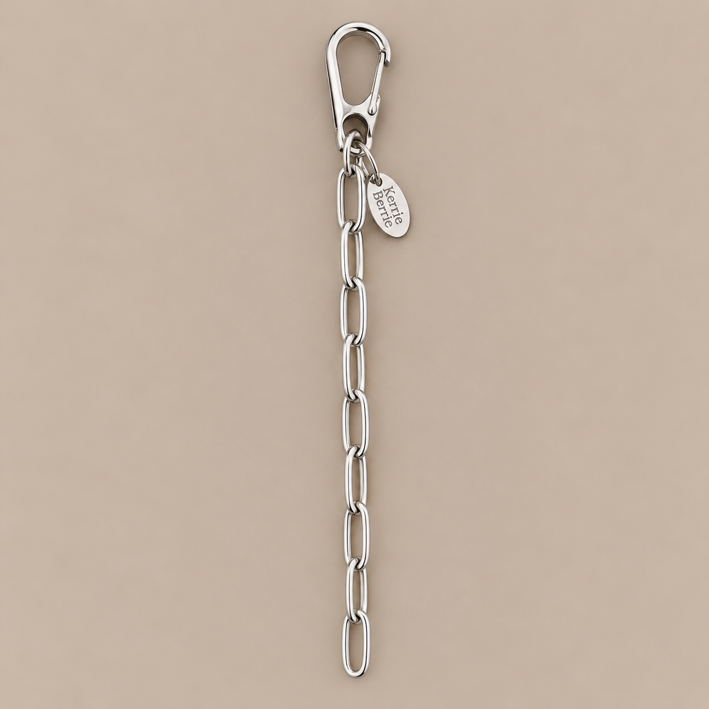 Silver Paperclip & Clip Clasp