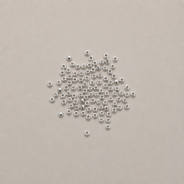 Silver Bead Crimps – Size 0 (2g)