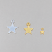 Silver & Gold Small Star Charms