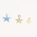 Silver & Gold Small Star Charms