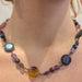 Tiger Eye, Amethyst & Agate Necklace