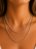 Waterproof Silver Stainless Steel Necklaces