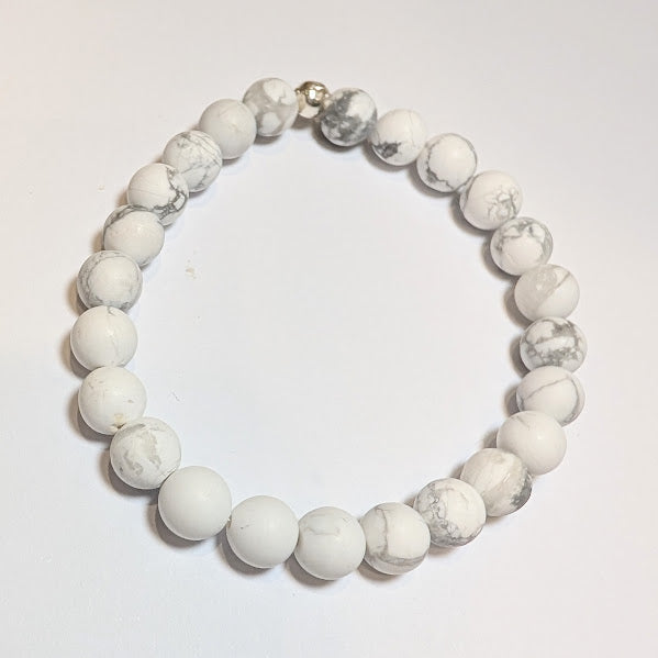 Howlite Elasticated Bracelet