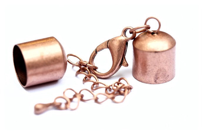 5 x Copper Bell End Closers 10mm x 11mm