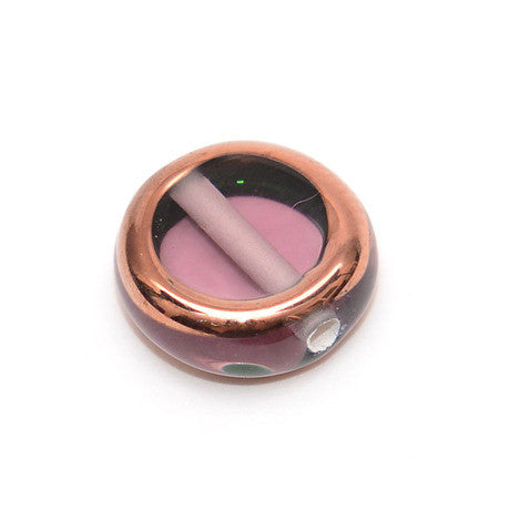 Small Purple and Bronze Rim Disc