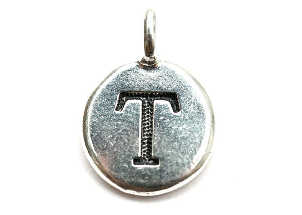 Letter 'T' Charm