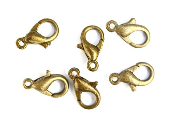 9mm Brass Lobster Clasps (5pcs)