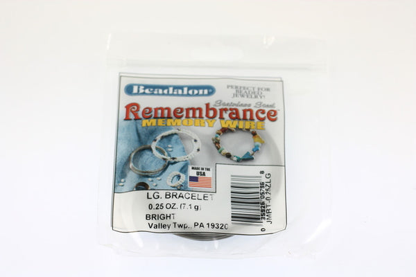 Large Bracelet Memory Wire - 0.25 oz