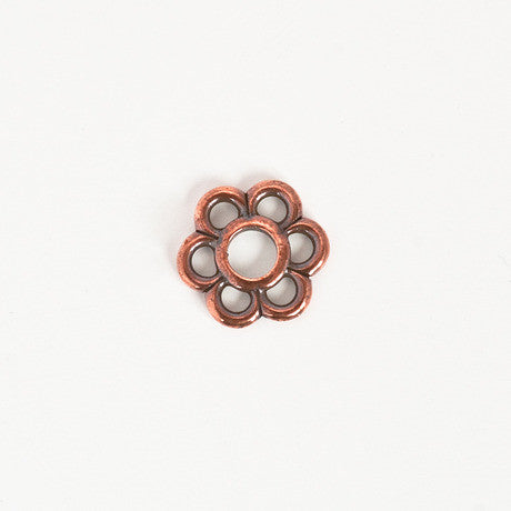 Copper Flower Charm