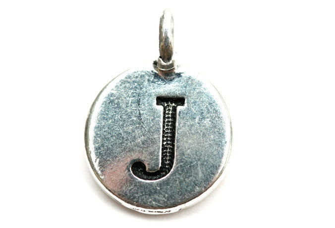 Letter &#039;J&#039; Charm