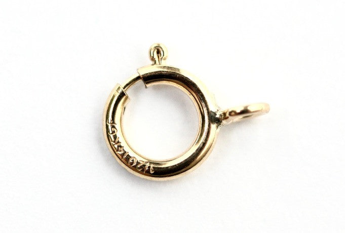 6mm Gold Filled Bolt Ring Clasp (1pc)