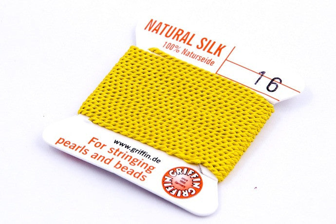 Yellow Natural Silk Thread - Griffin
