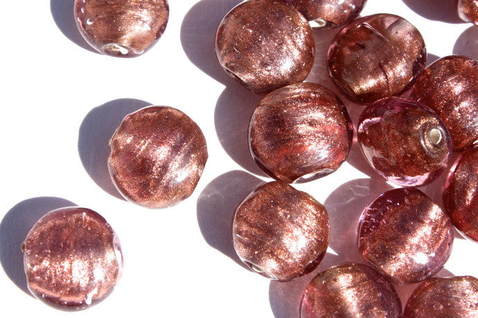 Pink Glass Discs