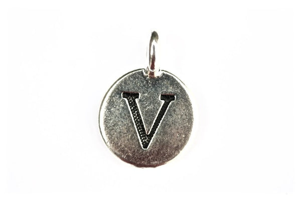 Letter 'V' Charm