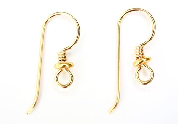 Tierracast 14/20 French Hook Earwire with Heishi & Coil - 1 pair