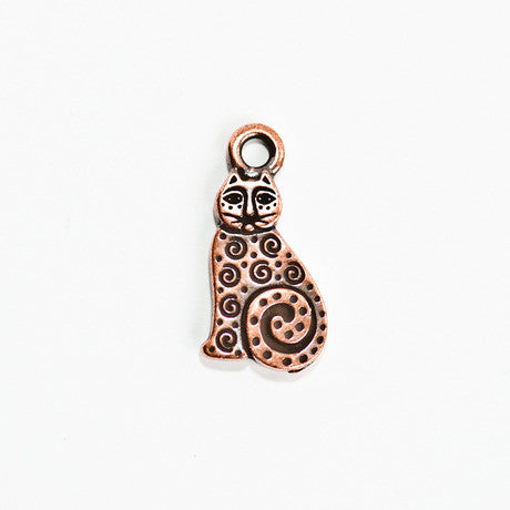 Copper Spiral Cat