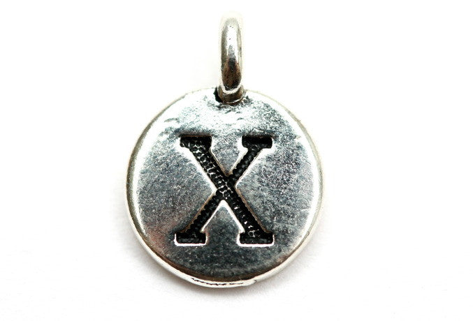 Letter &#039;X&#039; Charm