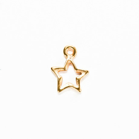 Gold Star Charm