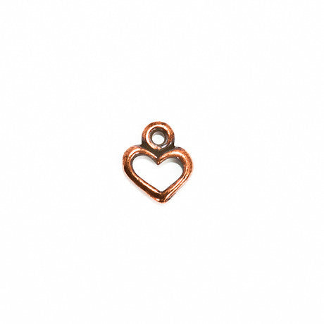 Copper Heart Charm