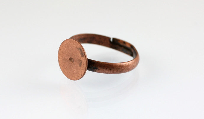 10 x Copper Ring Base