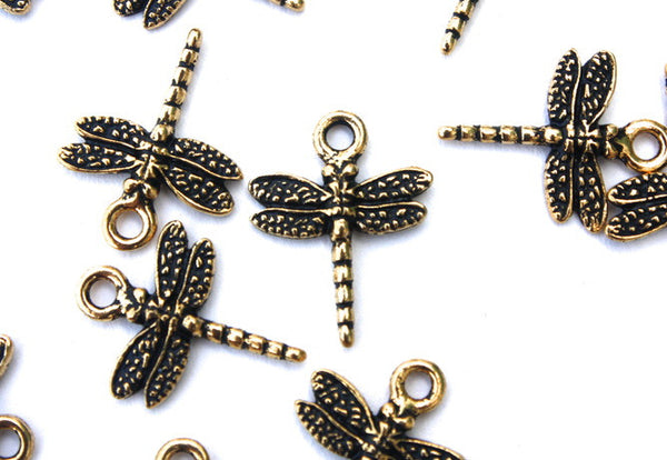 Large Gold Dragonfly