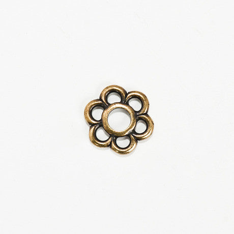 Brass Flower Charm