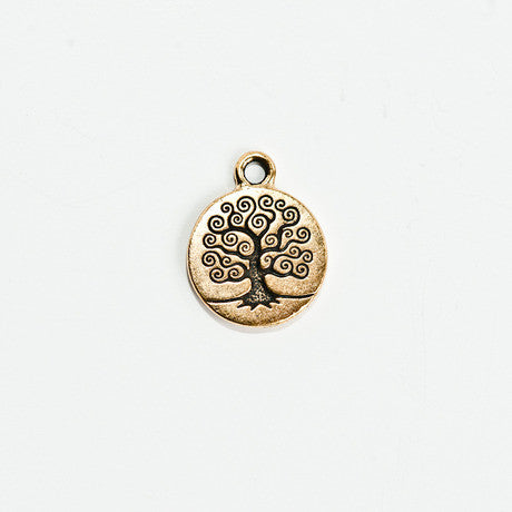 Gold Tree of Life Charm