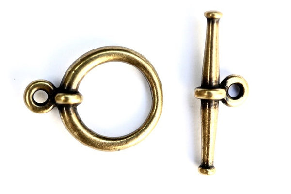 1 x Brass Tierracast Toggle Clasp