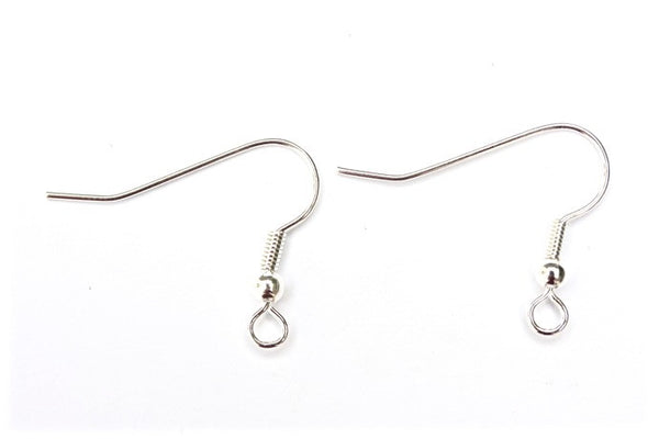 Add Surgical Steel 100% Hypoallergenic Ear Wires - Wire And Crystal
