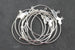 Kerrie Berrie Silver Hoop Earrings Beading Hoops