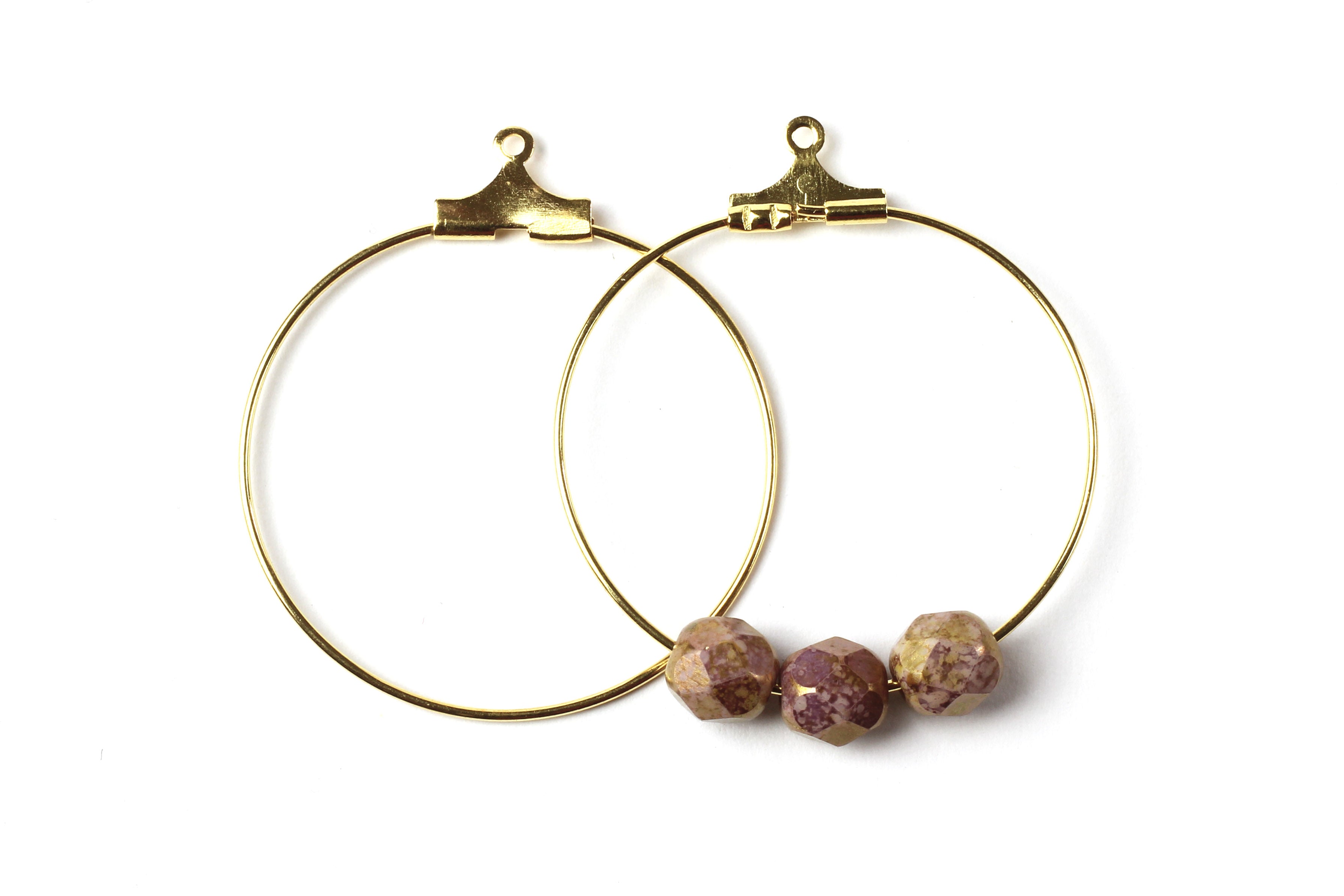 Beading hoops on sale for jewelry making