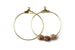 Kerrie Berrie Gold Plated Hoop Earrings Beading Hoops