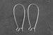 Kerrie Berrie Silver Plated Kidney Earwires for Jewellery Making