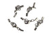 Kerrie Berrie Ending Black Foldovers with Clasp for Jewellery Making