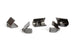 Kerrie Berrie Jewellery Making Ribbon Ends in Metallic Black