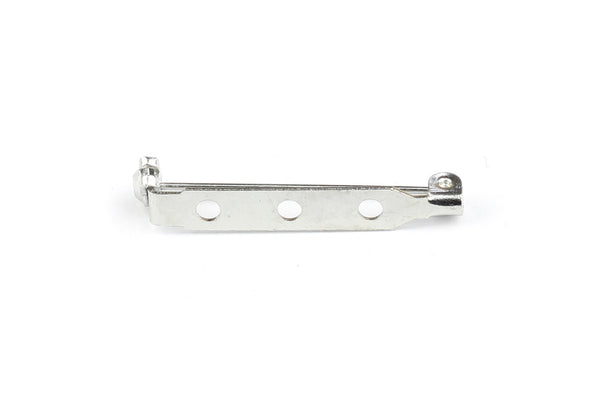 Kerrie Berrie UK Silver Plated Brooch Backs for Craft and Jewellery Making