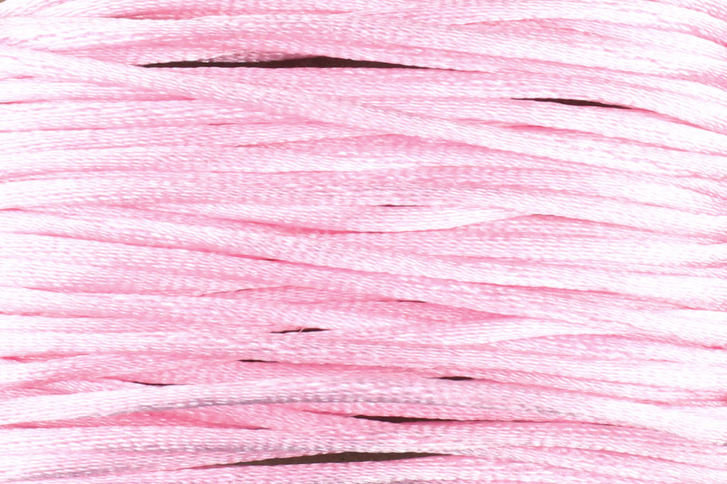 Baby Pink Silk Nylon Rattail Cord – 1mm (5m)