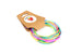 Rainbow Silk Nylon Rattail Cord – 1mm (5 metres)