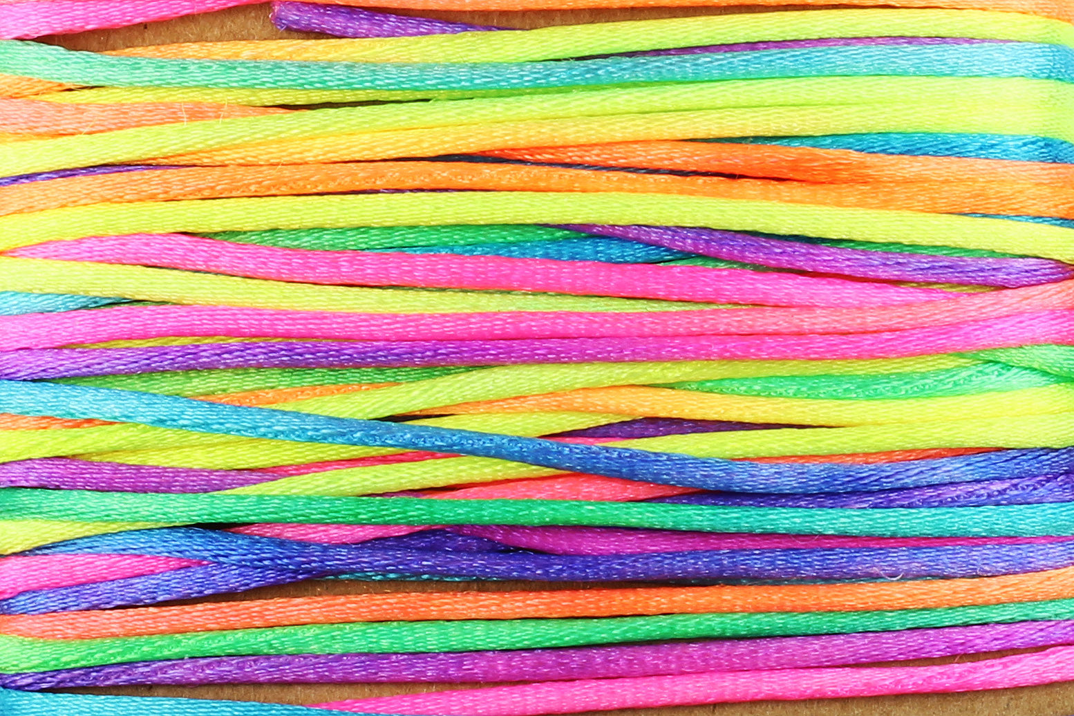 Rainbow Silk Nylon Rattail Cord – 1mm (5 metres) – KerrieBerrie Beads &  Jewellery