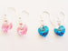 Pretty little Swarovski Heart Sterling Silver Earrings