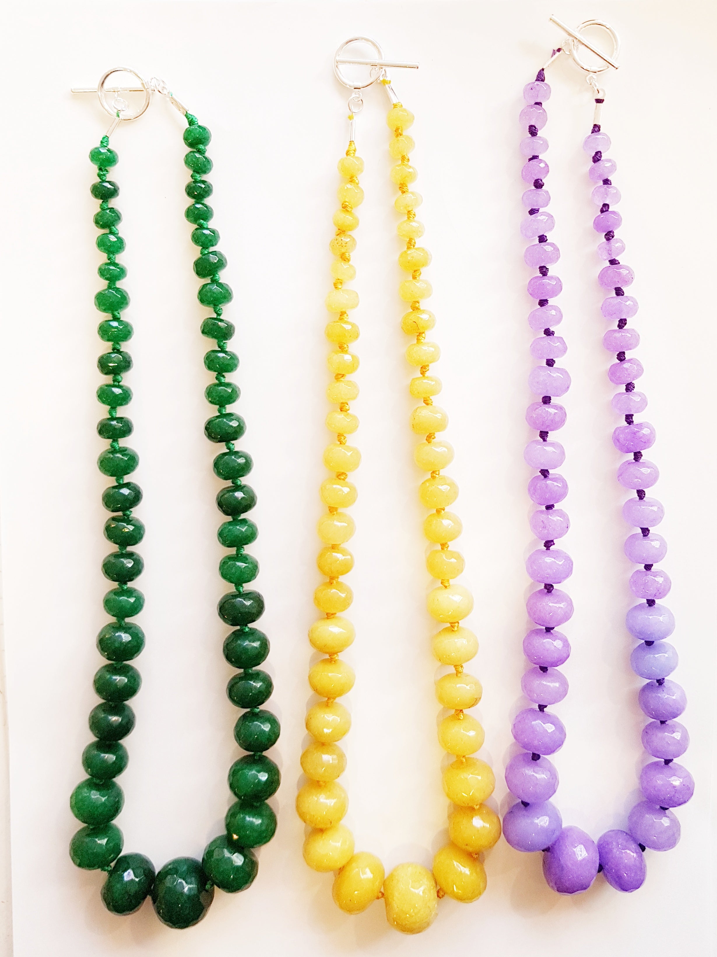 alex green beaded necklace - $68