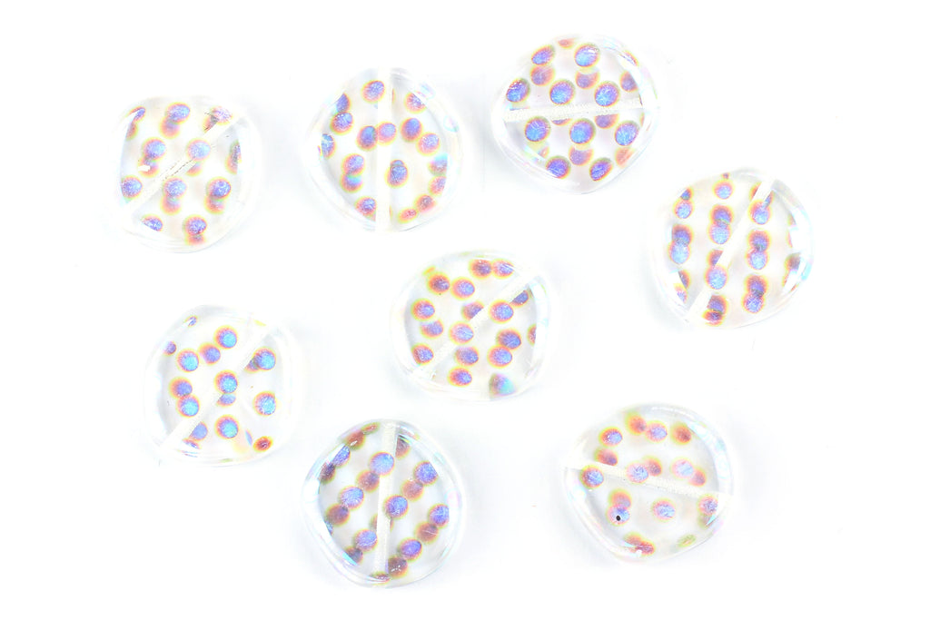 Kerrie Berrie Loose Czech Glass Round Faceted 10mm Beads For Jewellery Making Projects 