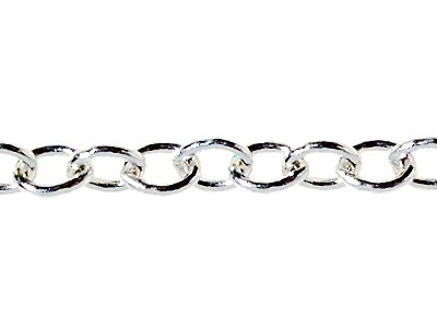 Sterling Silver 25/11 Plain Trace Chain