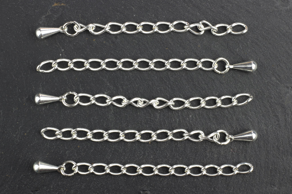 Kerrie Berrie Silver Necklace 2 inch Extension Chains