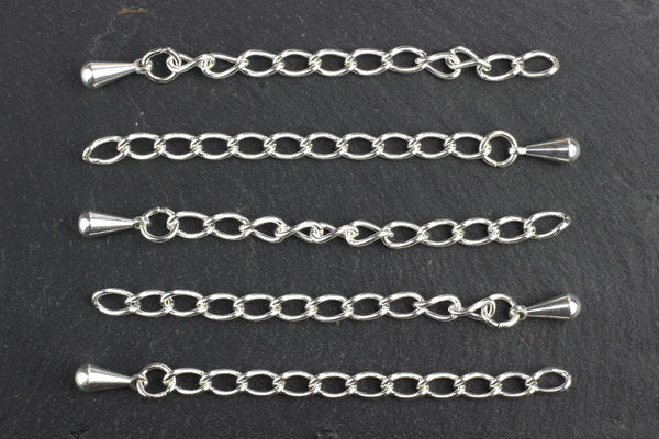 Kerrie Berrie Silver Necklace 2 inch Extension Chains