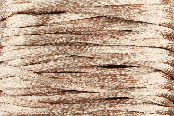 Champagne Silk Nylon Rattail Cord – 1.5mm (5m) for Jewellery Making